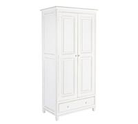 Mobile Armadio 90x55x190 cm 2 Ante 1 Cassetto Colette