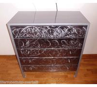 MOBILE ARMADIO Comò in Ferro Battuto . Realizzazioni Personalizzate . 851