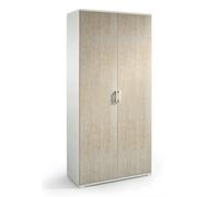 MOBILE ARMADIO MULTIUSO DISPENSA SCAFFALE 2 ANTE L90xP45xH195 CM COMPOS ROVERE