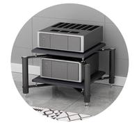 Mobile audio HiFi, scaffale AV a 1/2 ripiani in MDF, supporto TV - robusto supporto per giradischi con spazio per stampante - mobile multifunzionale per l'intrattenimento domestico (dimensioni: 70*7