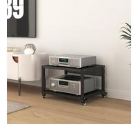 Mobile Audio Video Mobile Media Stand & Corner TV Rack - Versatile HiFi Rack per Vivere Gaming & Sale di Registrazione - Soluzione di archiviazione elegante e funzionale