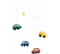 Flensted Auto mobile in acciaio, multicolore, 50 x 38 cm