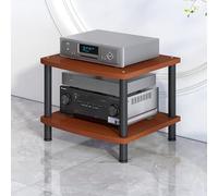 Mobile AV con rack e supporto per studio di registrazione soggiorno - nero