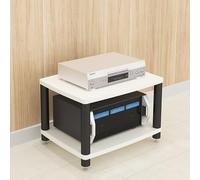 Mobile AV moderno multifunzionale, supporto angolare per TV, mensola DVD, mensola per proiettore, facile da montare per soggiorno, sala giochi, home theater