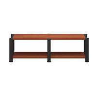 Mobile AVSte a 4 Ripiani, Moderno o-VideoStand con Ruote, Mobile Ma STO, Adatto per contenuti di intrattenimento, Soggiorno, Sala Giochi, Sala Video (Teak, 120x50x34 cm).