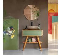 Mobile bagno 70cm in teak - Feel Color Consolle