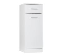 Mobile bagno a terra 30x78 cm bianco lucido Bianco