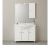 Mobile bagno a terra con specchiera e lavabo modello seria 85cm SAVINI DUE