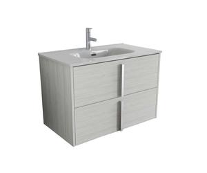 Mobile bagno base lavabo sospesa Ika 81 2/C olmo creme 81x46 cm Crema
