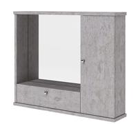 Mobile bagno cemento con specchio mobili pensile bagno con anta ribalta italia