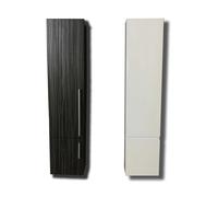 MOBILE BAGNO COLONNA PENSILE BAGNO 130CM ARMADIO BIANCO LUCIDO O NERO WENGHE' IT