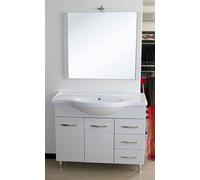 MOBILE BAGNO CON LAVABO ANTONELLA COMPLETO DI SPECCHIO E ILLUMINAZIONE