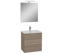 Mobile bagno con lavabo e specchio LED sospeso Stella 68x45x61 cm cordoba Cordoba