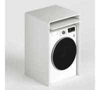 Mobile bagno coprilavatrice legno Mobili lavanderia bianco ripiano estraibile