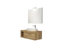 MOBILE BAGNO DECOR BAGNO "TIZIANO" COLORE ROVERE, 110 CM