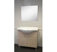 MOBILE BAGNO FRANCESCA CM.85 COMPLETO COLORE OLMO