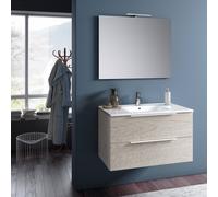 Mobile Bagno Sospeso 81cm TFT Luna Sherwood Naturale