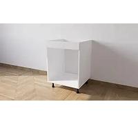 Mobile Base Forno da 60 cm, di Colore Bianco con Le Seguenti Misure: l=60, h72, P=55 cm spedizione in Kit, con pattina. Altezza completa di piedini 82 cm BIANCO