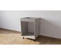 Mobile Base Forno da 60 cm, di Colore Cemento con Le Seguenti Misure: l=60, h72, P=55 cm spedizione in Kit, con pattina. Altezza completa di piedini 82 cm CEMENTO