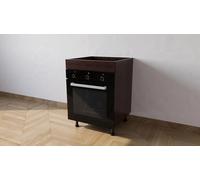 Mobile Base Forno da 60 cm, di Colore wengè con Le Seguenti Misure: l=60, h72, P=55 cm spedizione in Kit, con pattina. Altezza compresa di Piedini 82 cm