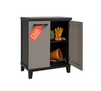 Mobile Basso Prime in Plastica Antiumidità 66x40x88 cm per Spazi Ristretti