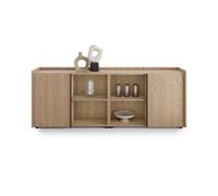 Mobile Basso Romina (183,6x36x70 cm), 2 Ante, Rovere Naturale