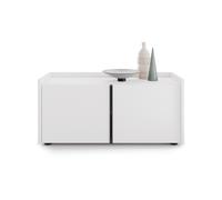 Mobile Basso Romina (93,6x36x44 cm), 2 Ante, Bianco Frassino