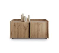 Mobile Basso Romina (93,6x36x44 cm), 2 Ante, Rovere Rustico
