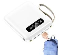 Mobile Battery Bank - Banca di ricarica con display digitale da 5000 mAh, display digitale trasparente, compatto caricabatterie per telefono cellulare