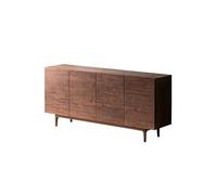 Mobile Buffet Credenza da pranzo in legno massello, semplice mobiletto portaoggetti for soggiorno e ingresso Credenza con Contenitore