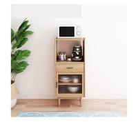 Mobile buffet Credenza in legno massello Soggiorno Portaoggetti in vetro Dispensa Armadio Ingresso contro il muro Raffreddatore for vino multifunzionale Mobile contenitore in stile fattoria(Walnut)
