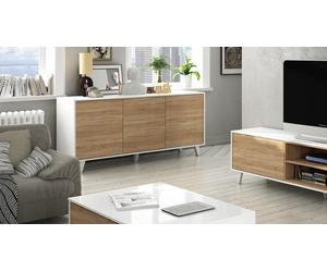 MOBILE BUFFET CREDENZA ZAIKEN 3 ANTE CM. 154X41X75H SUPER OFFERTA