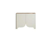 Mobile Buffet Mobili da ingresso in legno e pelle, scaffali portaoggetti for soggiorno, adatti for casa, ristorante e cucina Credenza con Contenitore(120cm)