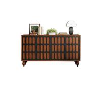 Mobile Buffet Tavolo d'Ingresso con Ripostiglio in Legno Massello 160 cm, Mobile con Ripostiglio, Decorazione per Soggiorno, adatto a Cucina, Camera da Letto, Ingresso etc Credenza con Contenitore