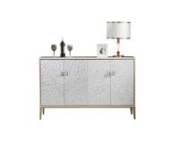 Mobile Buffet Tavolo d'Ingresso Stile Conchiglia 140 cm, Armadio di Rifornimento Minimalista for Soggiorno, Mobile Decorativo, adatto a Cucina, Ingresso, Camera da Letto etc Credenza con Contenitore