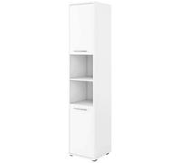 Mobile camera da letto verticale BIM FURNITURE, Colonna cm46x45x217h, Bianco Opaco