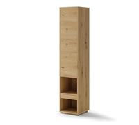 Mobile camera da letto verticale BIM FURNITURE, colonna cm46x45x217h, rovere