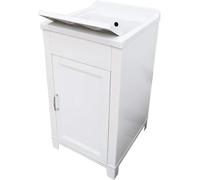 KIT LAVATOIO RESINA ANTIACIDO 45X50 CM BIANCO