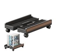 Mobile Computer Box Carrello Regolabile Standard Con Ruote Freno | Carrello Del Computer Per Posto Di Lavoro Da Casa Ufficio Spazio Giochi Pavimento Monitor Laptop