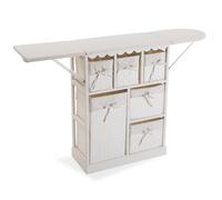 Mobile con 6 cassetti tavola asse da stiro cestini contenitori panni indumenti