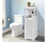 Mobile con cassetti per il bagno, mobiletto multifunzione, mobile contenitore bagno indipendente, arredo bagno, articoli per il rientro a scuola DescrizioneQuesto mobiletto bianco per il bagno ti offr