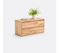 Mobile contenitore a 2 cassetti Edgar in rovere e faggio Beige TU