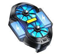 Mobile Cooler, Cooling Fan, Portable Phone Radiator, Fast Heat Dissipation, Lightweight Design, USB Powered, for Outdoor Vlog, Mobile Game, Long, (Black)