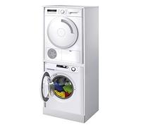 Mobile coprilavatrice e asciugatrice, a vista, cm.181x70x60,5, piedi regolabili