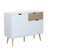 Mobile credenza da interno camera da letto soggiorno in legno con 1 cassetto e 2 ante Linea Elegance