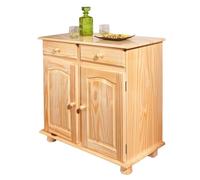 MOBILE CREDENZA SOGGIORNO BUFFET PAMINA 2 ANTE + 2 CASSETTI 88x43x87H PINO MASSE