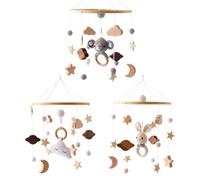 Mobile Crib, cot mobiles for babies, Wooden Baby Mobile, Moon Stars Mobile, Baby Wind Chime, Crib Nursery Decor, Nursery Mobiles Bassinet, Bed Bell Pendant, Mobiles for Nursery, Baby Nursery Mobiles