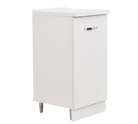 Mobile Cucina Componibile Base 1 anta Colore Bianco 40x50 H 85 cm