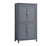 Mobile da Bagno Mobiletto da Bagno Credenza da Cucina Armadietto con 4 Ante