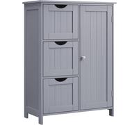 Mobile da Bagno, Mobiletto per Bagno Stretto, Organizzatore, Cassettiera, con 3